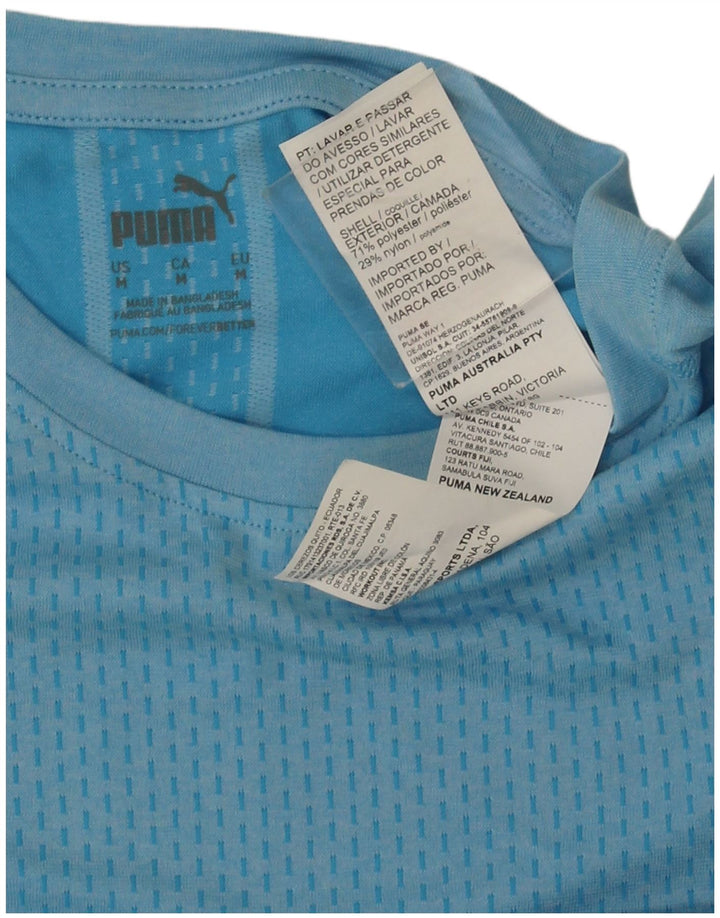 Puma muška majica srednje plavi poliester