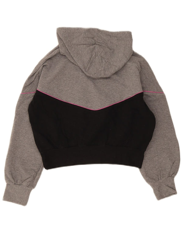 Benetton majica s kapuljačom s kapuljačom za djevojčice 11-12 godina 2XL siva boja