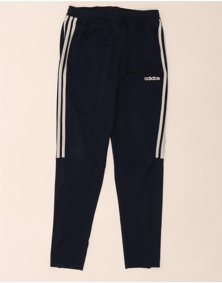 Adidas muške trenirke Climalite srednje tamnoplave poliesterske hlače