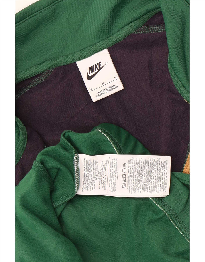 Nike muška gornja jakna trenirke srednje zelene boje poliester