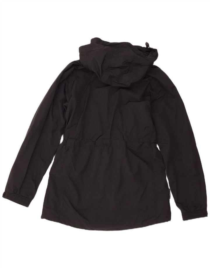 Mountain Warehouse ženska kišna jakna s kapuljačom UK 14 Veliki crni najlon