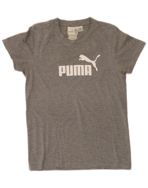 Puma ženska majica kratkih rukava s grafičkim motivima UK 12 Medium Grey Flecked