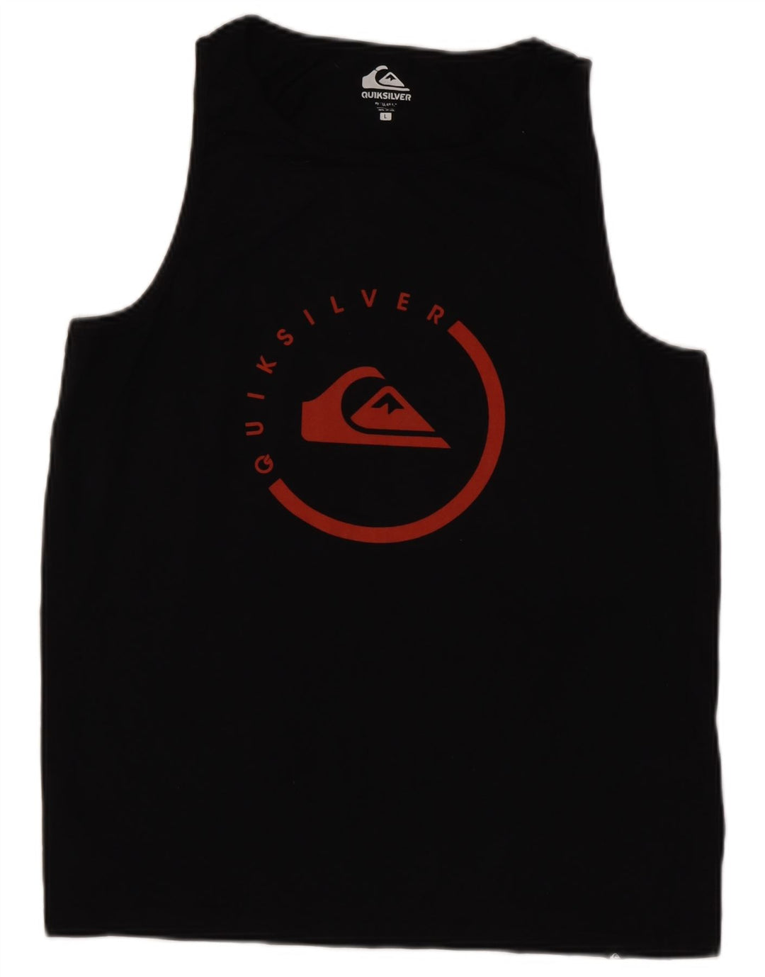 Quiksilver muški grafički prsluk Veliki crni pamuk