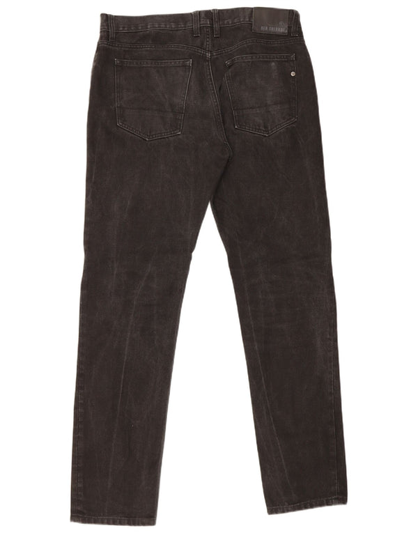 Ben Sherman muške uske traperice W34 L34 crne