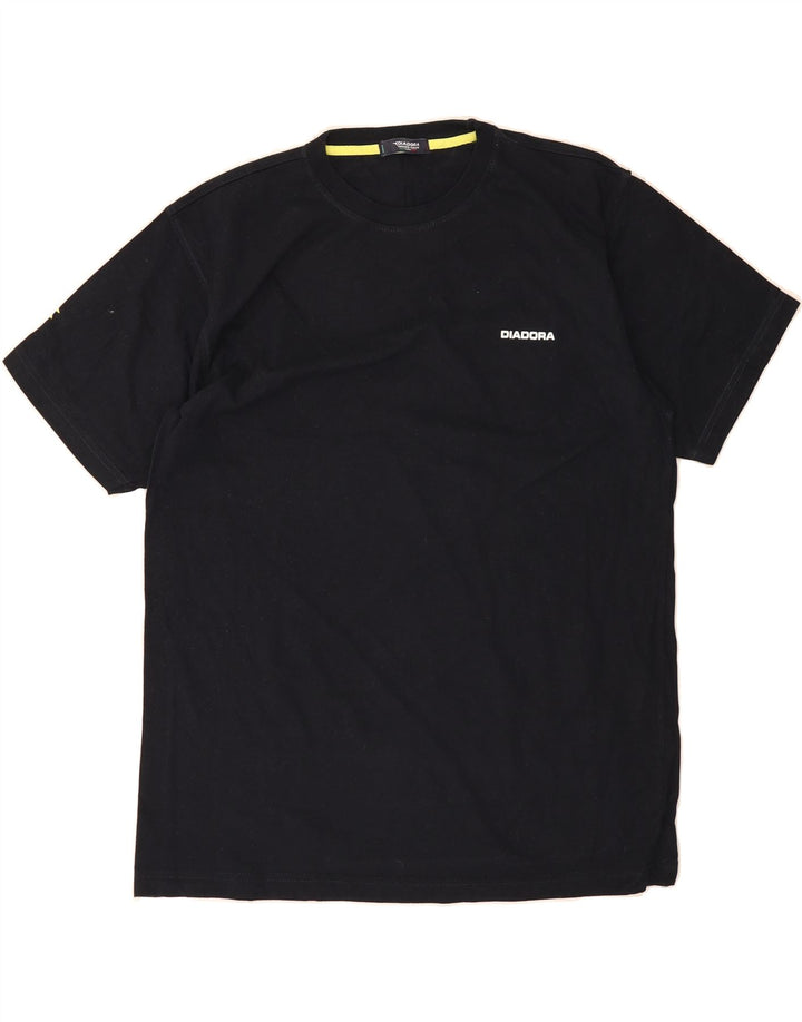 DIADORA Mens T-Shirt Top Large Navy Blue Vintage Diadora and Second-Hand Diadora from Messina Hembry 