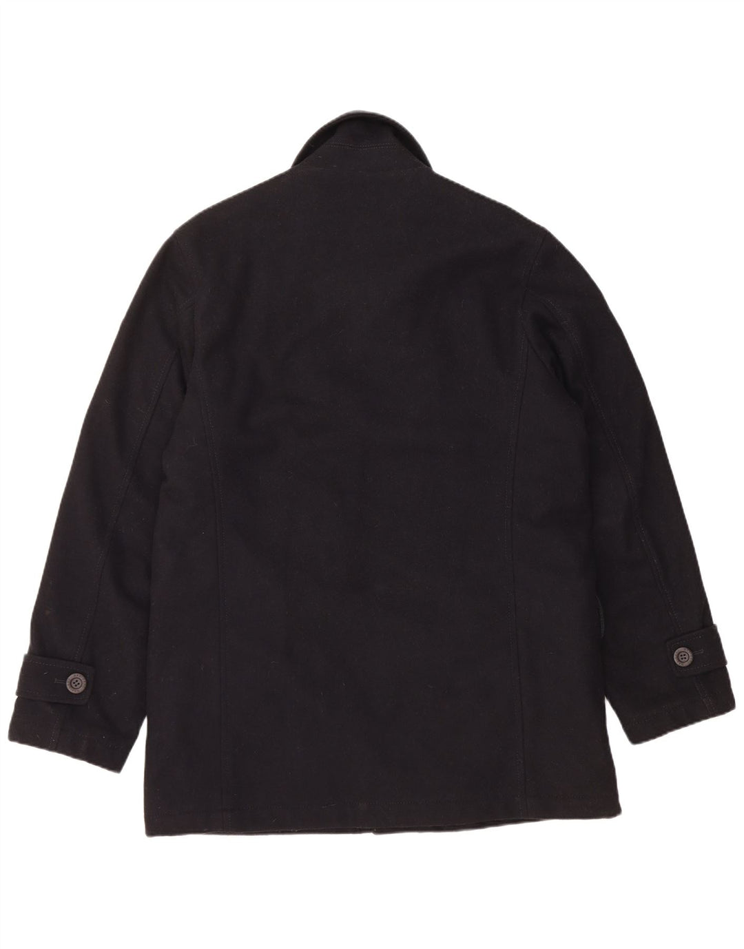 NAVIGARE Muški gornji kaput UK 38 Srednja crna vuna