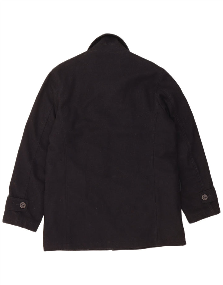 NAVIGARE Muški gornji kaput UK 38 Srednja crna vuna