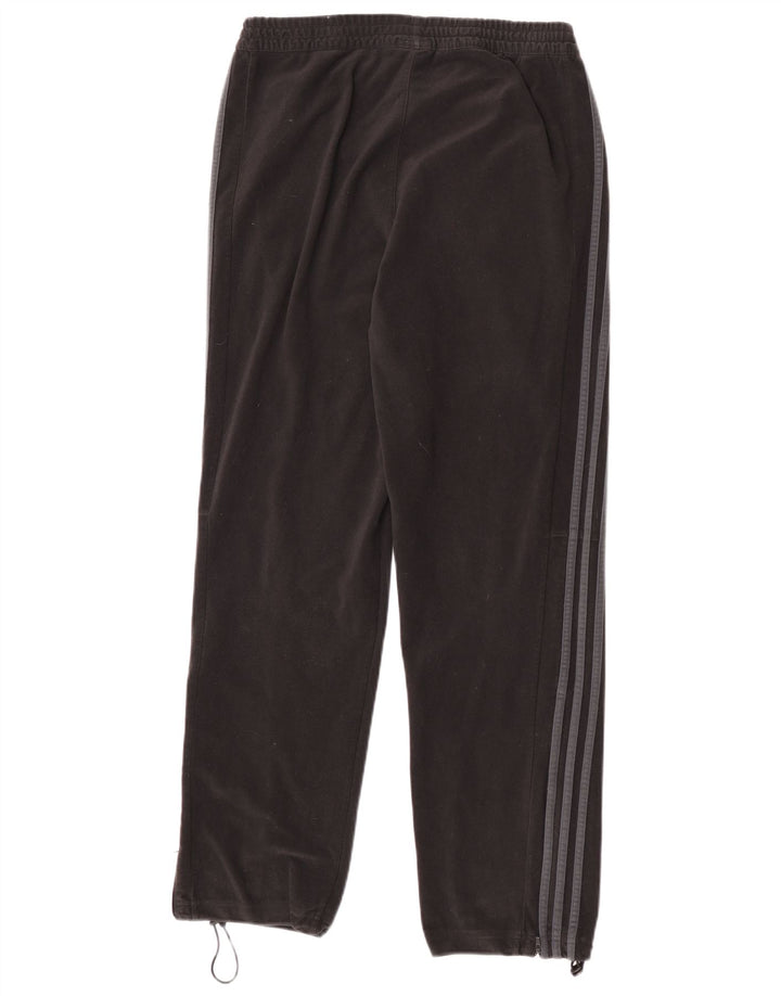 Adidas muške trenirke od velura, srednje hlače, crni poliester