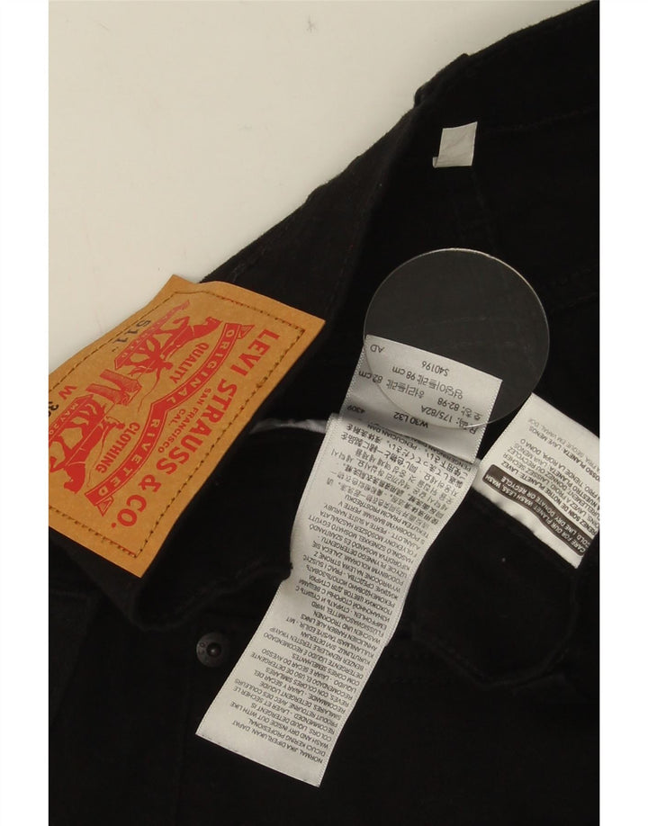 Levi's muške 511 uske traperice W30 L32 crni pamuk