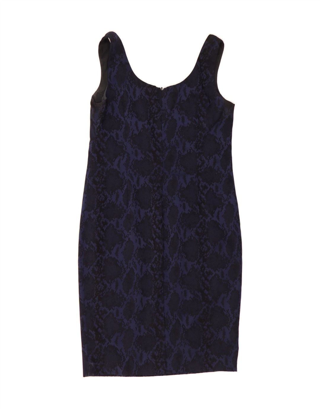LUISA SPAGNOLI Womens Abstract Pattern Bodycon Dress IT 48 XL Navy Blue Vintage Luisa Spagnoli and Second-Hand Luisa Spagnoli from Messina Hembry 