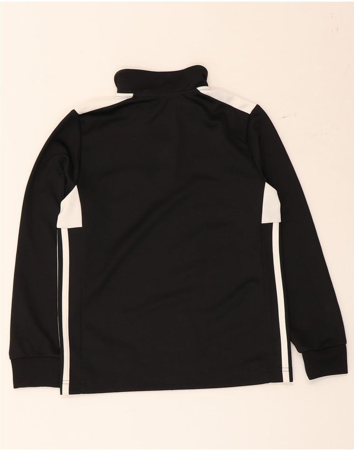 Adidas Boys Climalite Pulover Trenirka Top 9-10 Years Black Colourblock