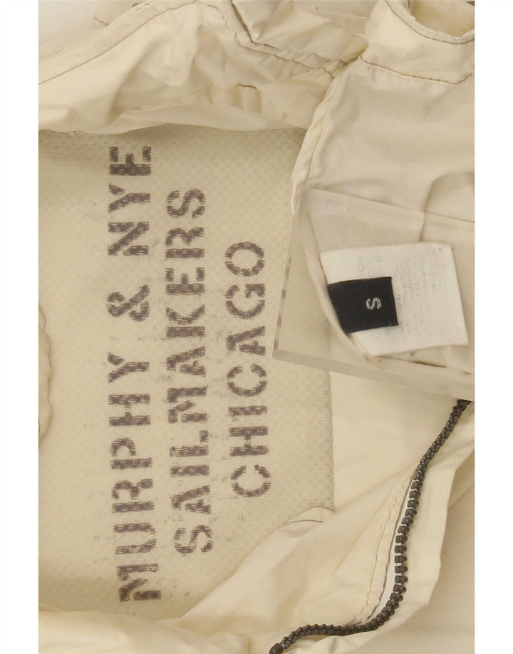 Murphy & Nye ženska bomber jakna s kapuljačom UK 10 Small Off White Cotton