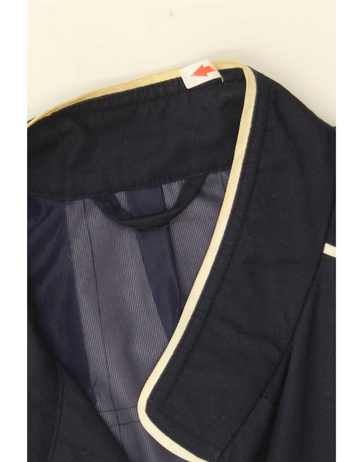 Vintage ženska bomber jakna UK 16 velika tamnoplava