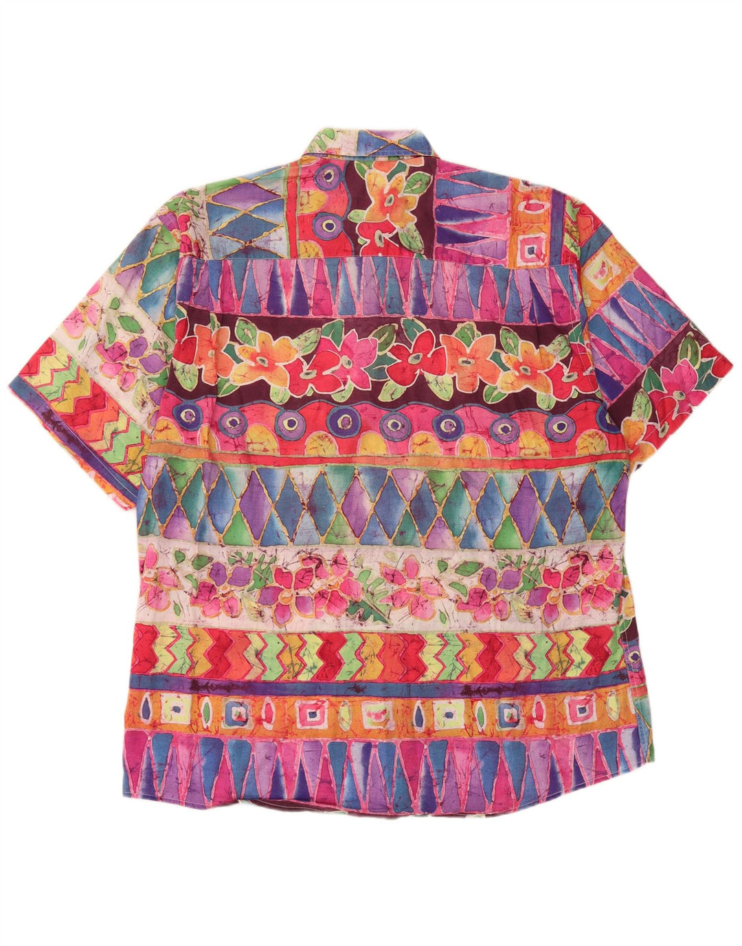 VINTAGE muška košulja kratkih rukava velikih raznobojnih geometrijskih oblika