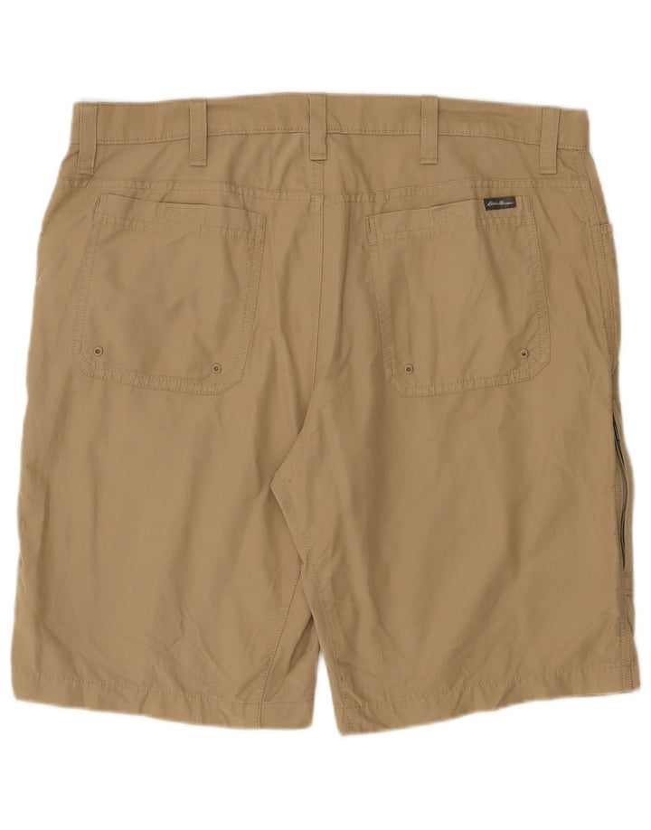 EDDIE BAUER Muške kratke hlače Cargo W36, veliki pamuk u bež boji