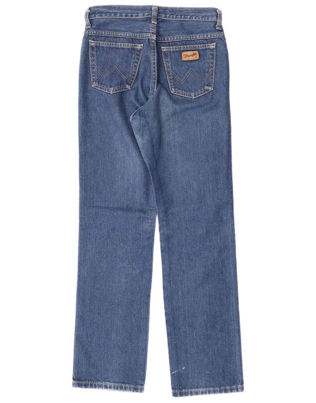 WRANGLER Muške ravne traperice W30 L30 tamnoplavi pamuk