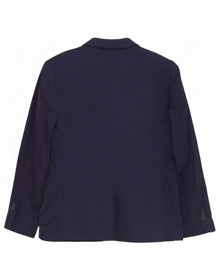 Massimo Dutti muška jakna s 2 gumba EU 54 XL tamnoplava vuna