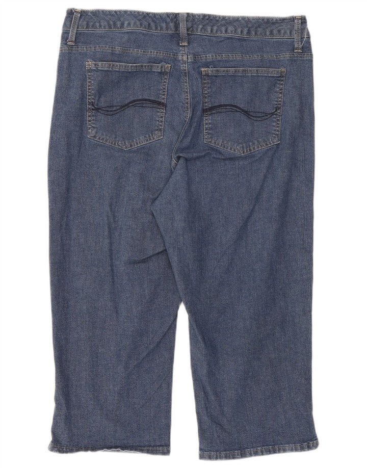 Lee ženske kapri traperice W34 L18 plavi pamuk