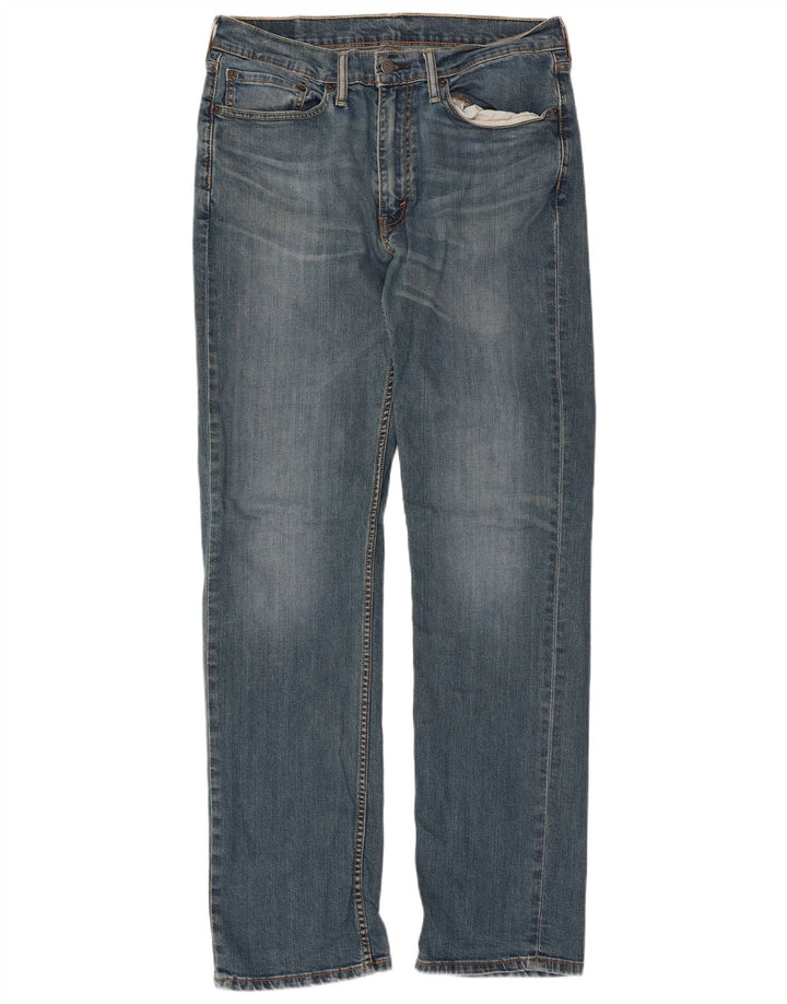 Levi's muške 514 ravne traperice W34 L34 plavi pamuk