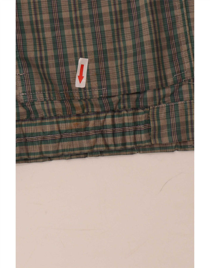 Vintage muška bomber jakna IT 46 Small Green Check