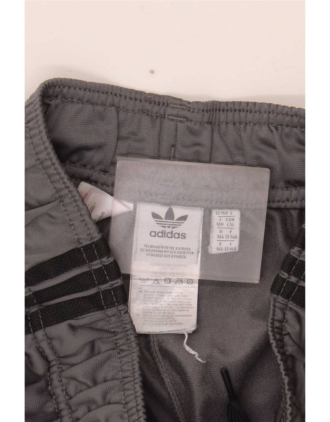 Adidas Trenirka za dječake Hlače za trčanje 13-14 godina sivi poliester