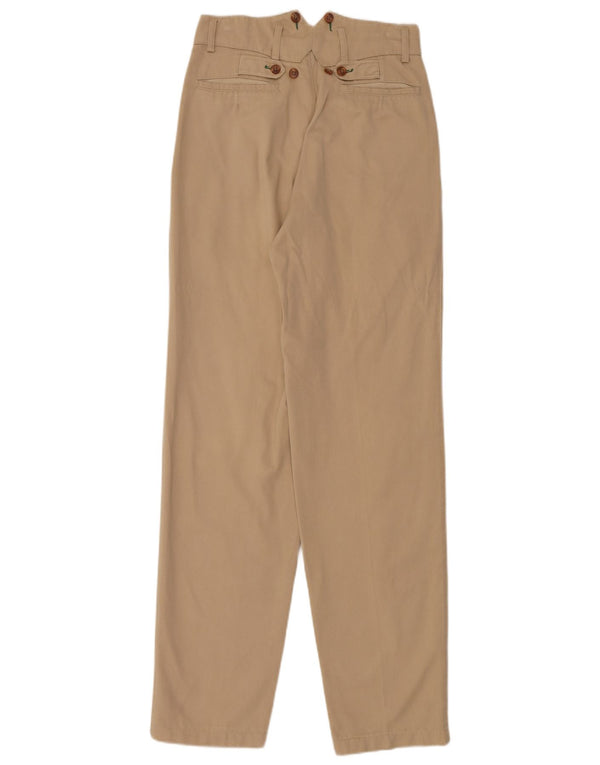 Vintage muške chino hlače s klinovima W28 L34 bež pamuk