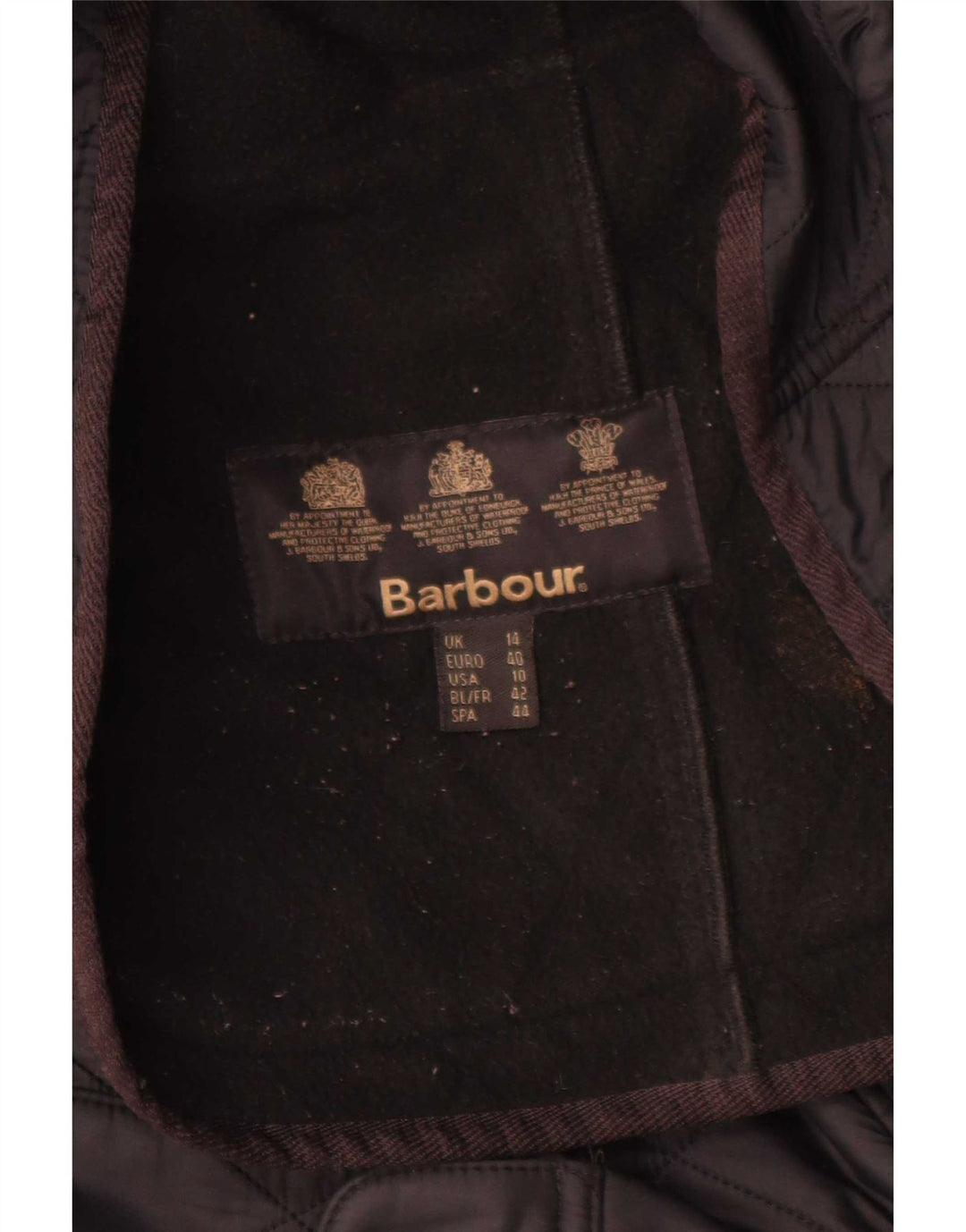 Barbour ženska prošivena jakna UK 14 velika crna