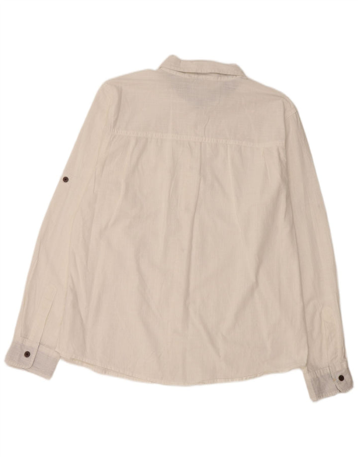 MOUNTAIN WAREHOUSE Muška košulja velika bijela pamučna