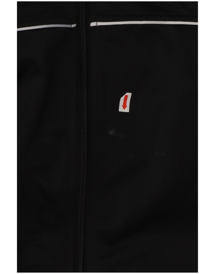 KAPPA ženska gornja jakna trenirke s grafičkim motivima UK 14 srednje crne boje