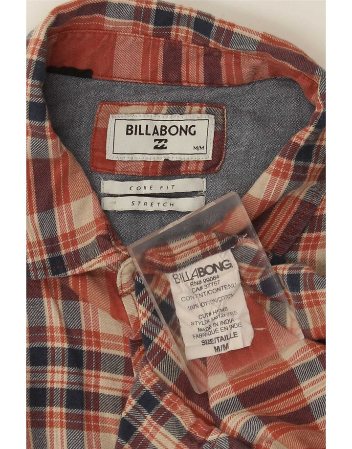 Billabong muška flanelska košulja srednjeg kroja, pamuk crvene kare