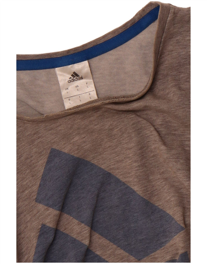 ADIDAS muška majica kratkih rukava s grafičkim motivima velika siva
