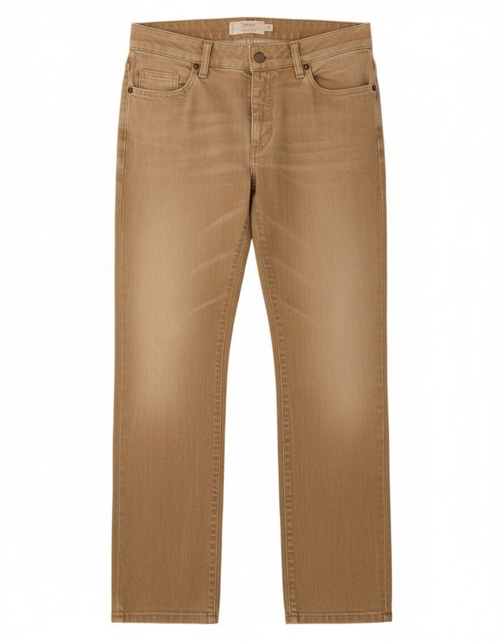 Marlboro Classics ženske ravne traperice W29 L30 bež pamuk