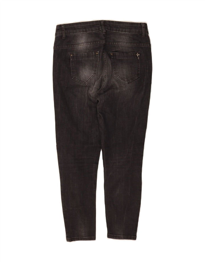 BENETTON Womens Skinny Jeans W26 L24 Grey Vintage Benetton and Second-Hand Benetton from Messina Hembry 