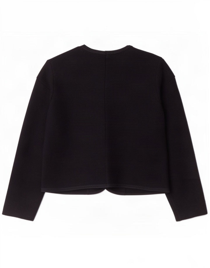 Marks & Spencer ženska pletena bolero jakna UK 10 Mala tamnoplava poliester