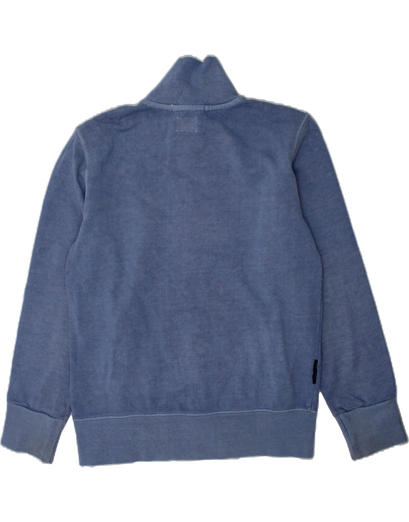 C.P. COMPANY Boys Graphic Tracksuit Top Jacket 9-10 Years Blue Cotton Vintage C.P. Company and Second-Hand C.P. Company from Messina Hembry 