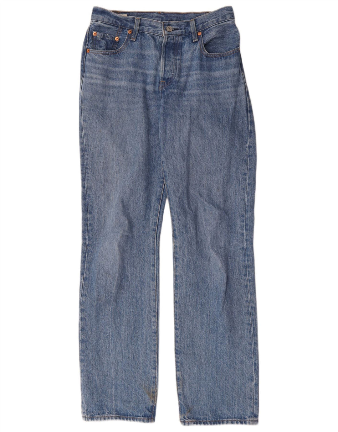 Levi's ženske ravne traperice 501 W25 L32 plavi pamuk