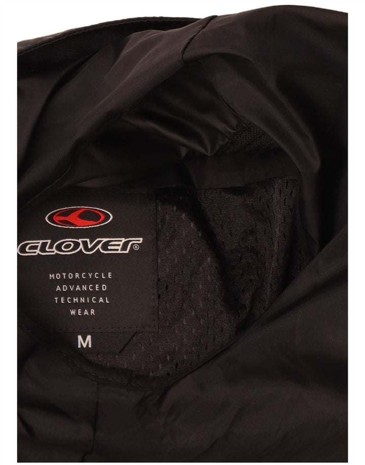Ženska trkaća jakna Clover Graphic Racer Jacket UK 14 Srednje crna poliamidna boja
