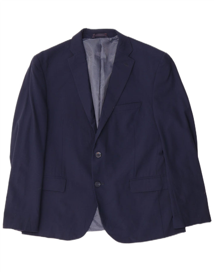 Marks & Spencer muška kratka jakna sa 2 gumba UK 42 XL tamnoplava vuna