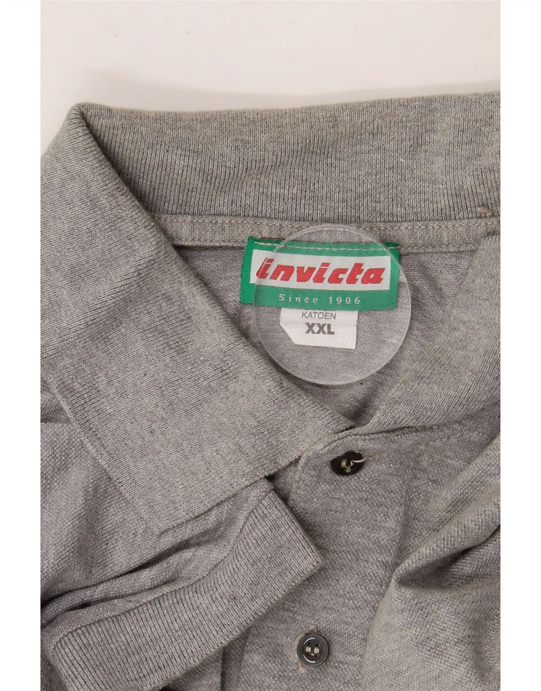 INVICTA muška polo majica 2XL sivi flekasti pamuk