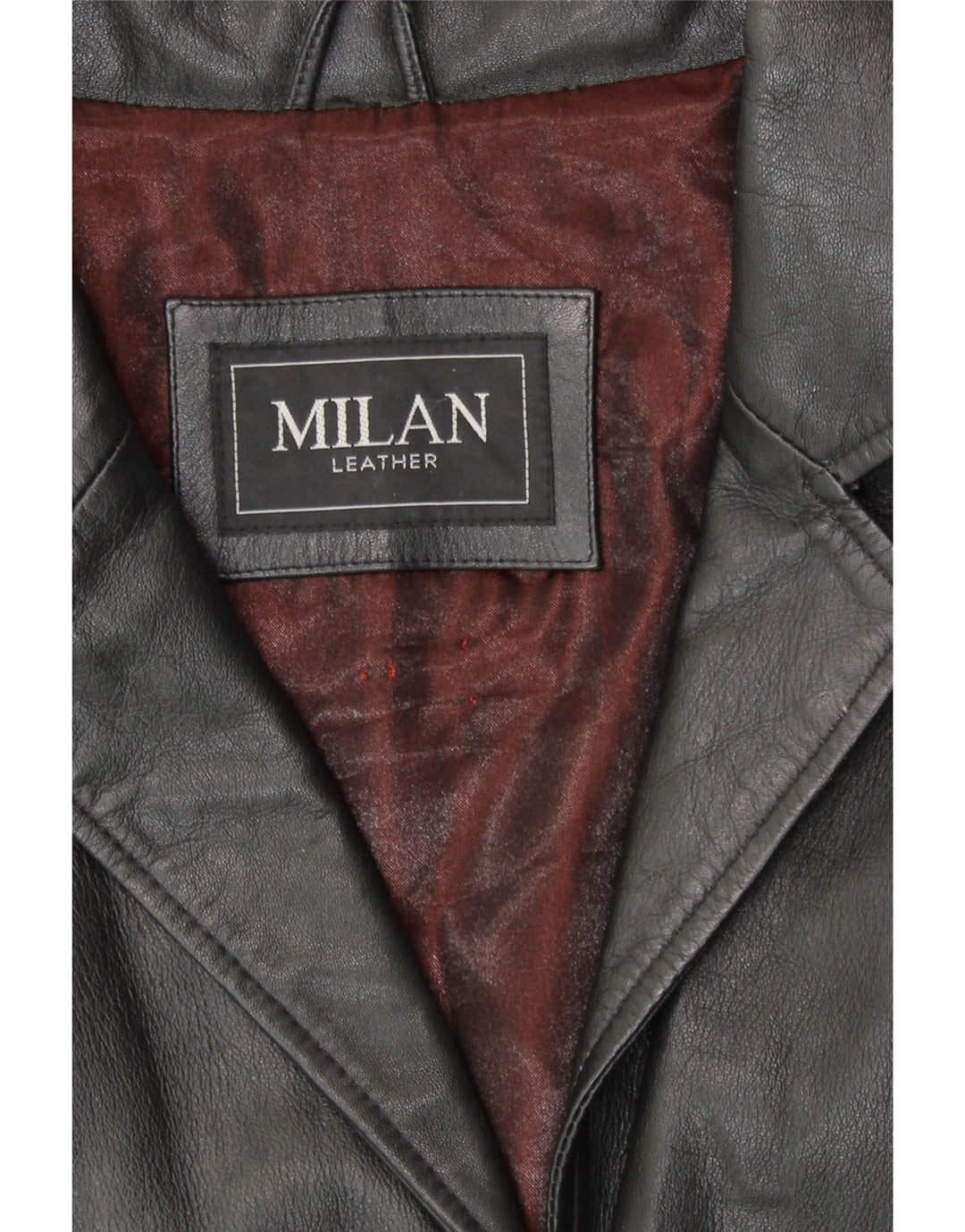 MILAN ženski kožni kaput UK 18 XL crna koža