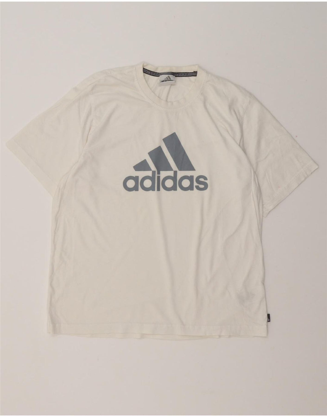 ADIDAS muška majica s grafičkim motivima, veliki bijeli pamuk