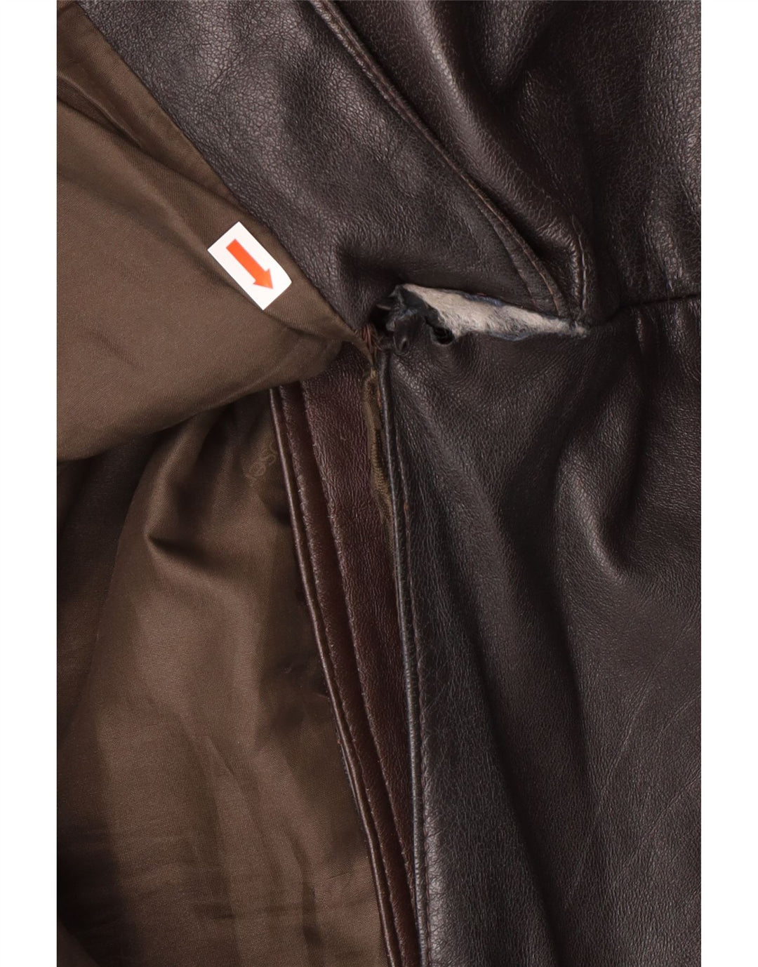 MAX MOSER muški kožni kaput IT 56 3XL smeđa koža