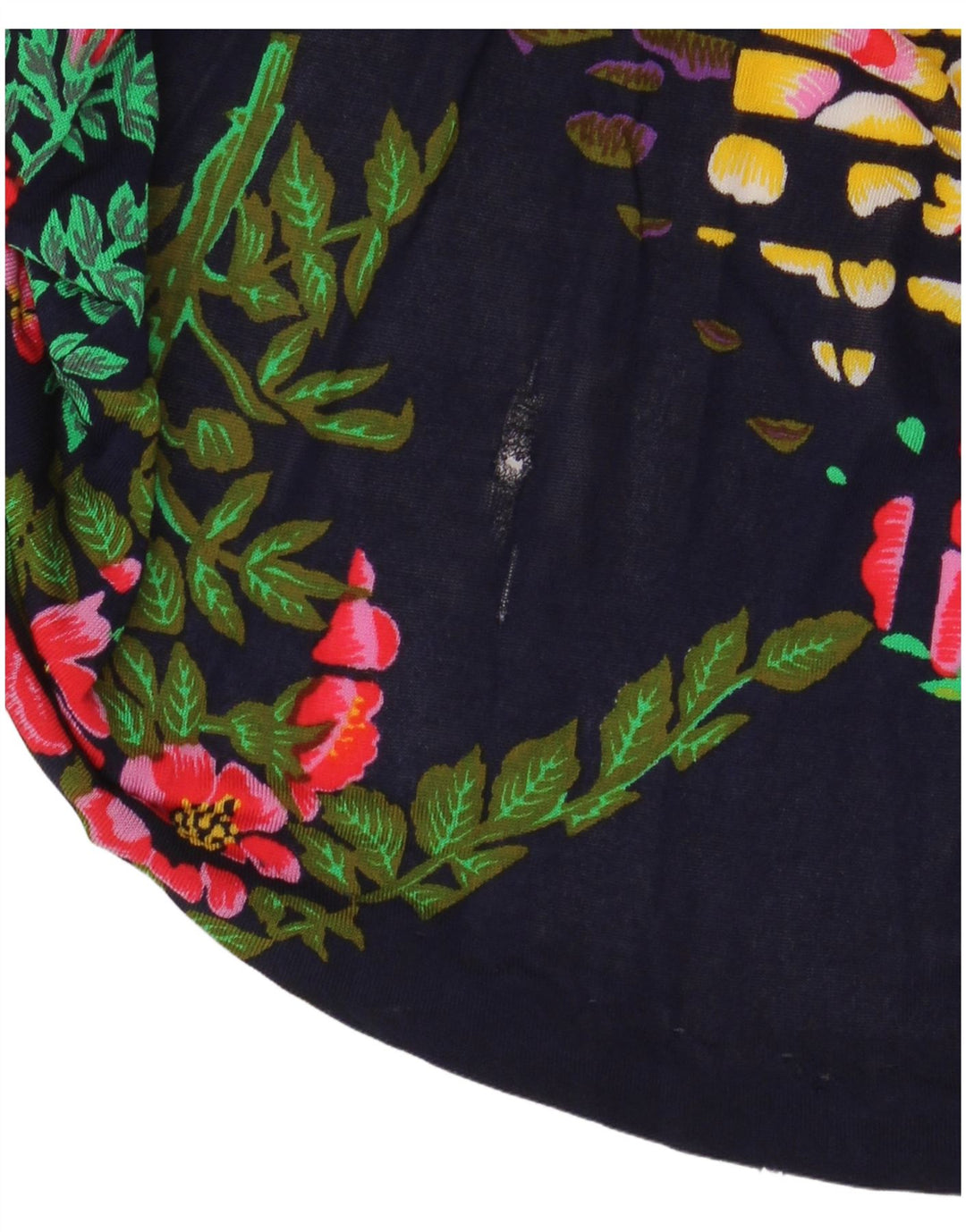 VINTAGE ženska maksi suknja visokog struka IT 40 mala W24 tamnoplava cvjetna