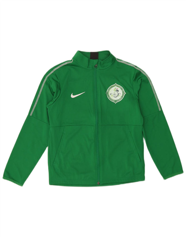 Nike Boys Dri Fit Graphic Gornja jakna trenirke 10-11 godina srednje zelena