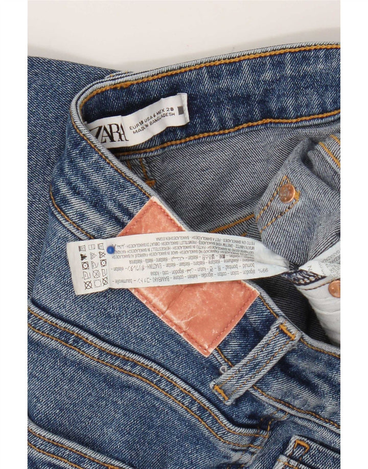 Zara ženske traperice EU 38 male W28 L26 plavi pamuk