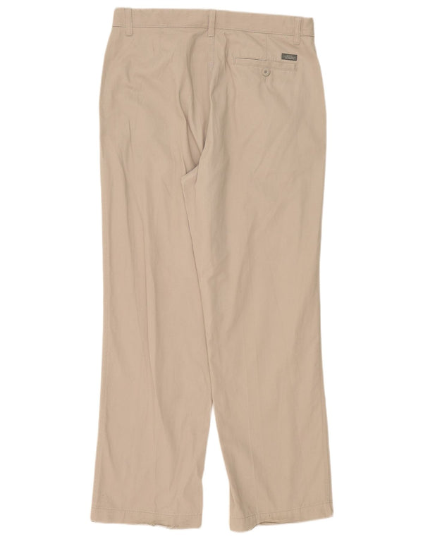Marks & Spencer muške ravne chino hlače W36 L31 sivi poliester