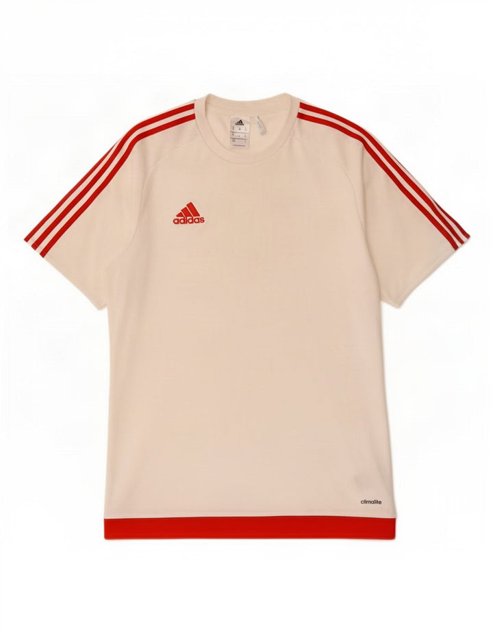 Adidas muška Climalite majica kratkih rukava Medium White Colourblock Poliester