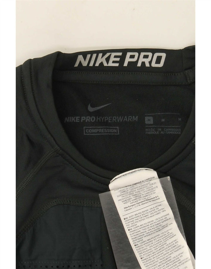 Nike muška grafička majica dugih rukava srednje zelene boje, poliester