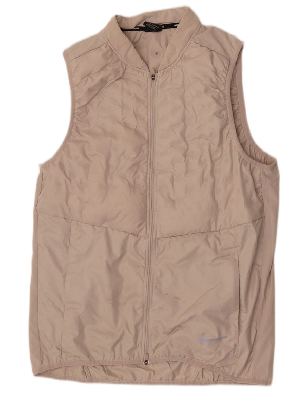 Nike Ženska gornja jakna za trčanje UK 14 Large Beige Sports