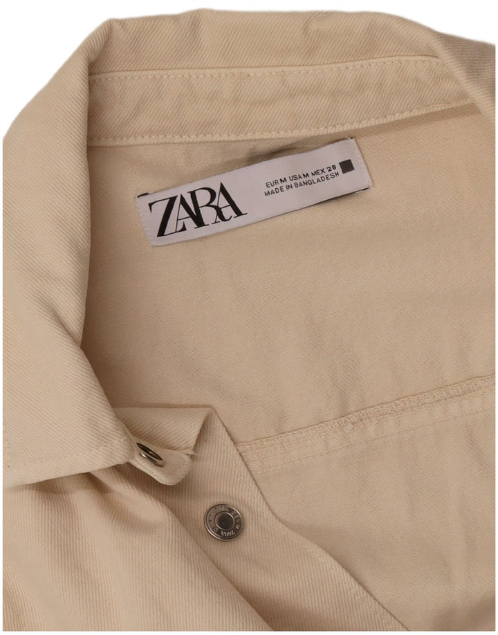 Zara ženski kombinezon od trapera UK 14 srednje bež boje